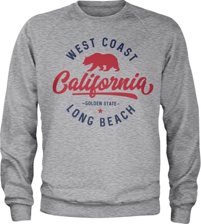West Coast California-sweatshirt, heathergrijs