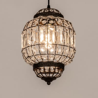 Lumidora Hanglamp 75760 - MO - E27 - Bruin - Metaal - ⌀ 23 cm