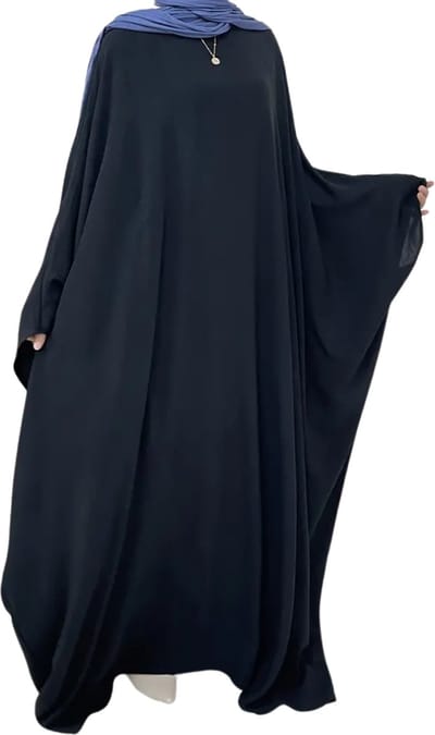 Bovista Islamitische Kleding - Djellaba Dames - Moslim Kleding - Arabisch Dames Kaftan - Alhamdulillah - Zwart