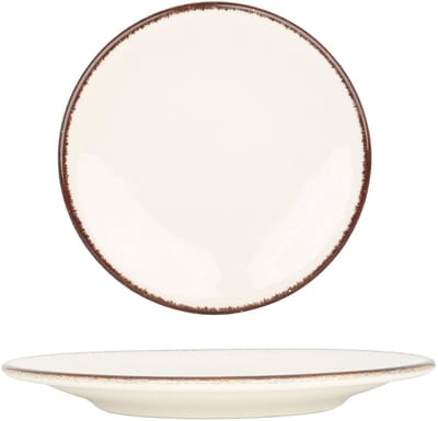Kütahya Porselen Dessertbord - Atlantis - Porselein - 19 cm - set van 6