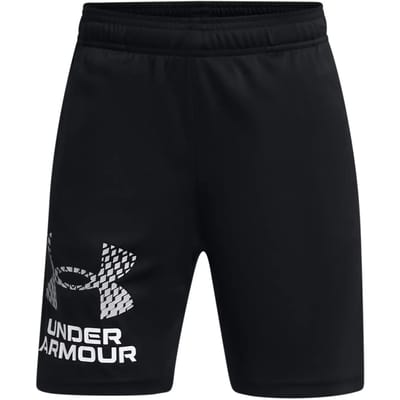 Under Armour UA Tech Logo Shorts Jongens Sportbroek - Zwart