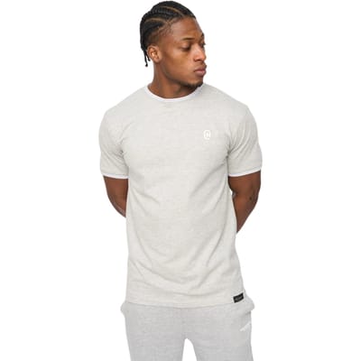 Crosshatch Heren Preece T-Shirt (Grijs Marl)