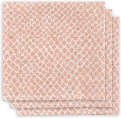 Jollein Hydrofiel Monddoekje Snake - Pale Pink - 3 Stuks
