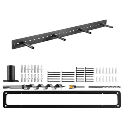 Plankbeugel - Onzichtbare Plankdrager - Zware Uitvoering - Draagvermogen 104 kg - Voor Zwevende Planken - Afmeting 116,84 x 15,74 x 7,62 cm - Wandmontage