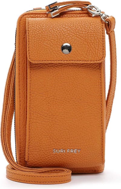 SURI FREY Portemonnee Telefoontasje SFY Freddy Smartphone Bag Papaya Oranje