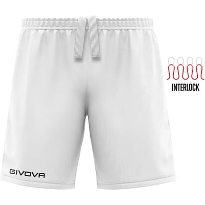 Sportshort Givova Short Capo , Wit, maat 4XS (110-116)