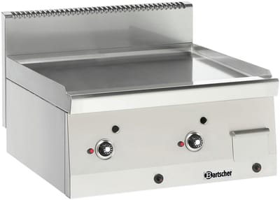 Bartscher Bakplaat - Gas - Serie 600 - Glad - 7-6kW - 600x600x430mm