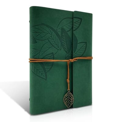 Notitieboekje Hoogwaardig Kunstleer - Vintage Dagboek - Navulbaar - A5 Formaat - 180 Graden Lay-flat - Ideaal Cadeau