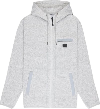 Quiksilver Keller Outdoor Fleece Met Volledige Rits Grijs L Man