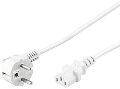 Netsnoer 230V 0,5m Geaard C13 Stroomkabel
