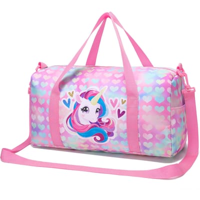 Luxe Nieuwigheid Eenhoorn Zeemeermin 3D Print Grote Capaciteit Reistassen Vatvormige Crossbody Tas Buitensporttassen Sportschool Yoga Tas