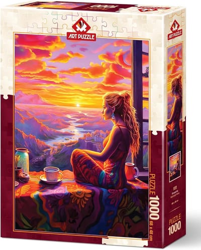 Puzzel 1000 stukjes - Legpuzzel - Ontspanning thuis - Grote afbeelding - 68 x 48 cm - Multicolor