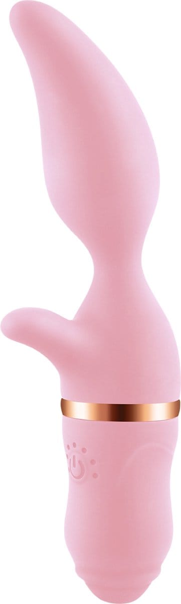 Cupitoys® Tarzan vibrator mangovorm - 19,8cm - Lichtroze - 7 standen - Vibrators voor vrouwen en mannen - Sex toys voor vrouwen en mannen