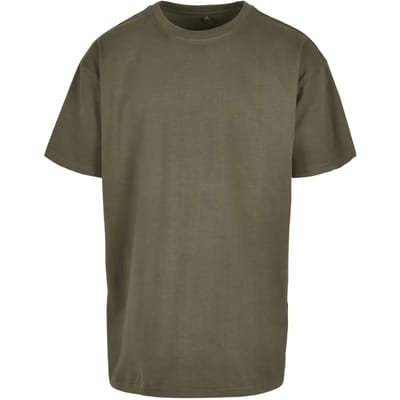 Build Your Brand - Heavy Oversized T-Shirt - Olive maat 4XL