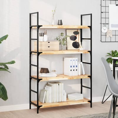 vidaXL - Wandschap - zwevend - 80x30x4 - cm - onbehandeld - massief - acaciahout