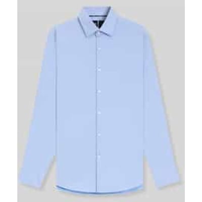 BOSS Black Business hemd lange mouw Blauw P-HANK-kent-C1-222 10241343 0 50503356/451