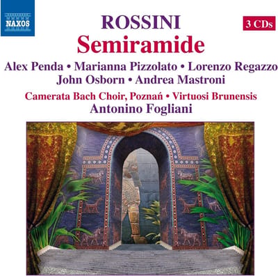 Alex Penda, Marianne Pizzolato, Camerata Bach Choir Poznan, Antonino Fogliani - Rossini: Semiramide (3 CD)