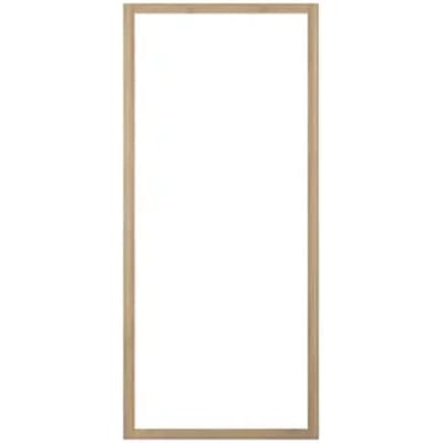 Aurlane Douchezijwand Factory Wood - Helder Glas 6mm - Houtlook - 80x200cm
