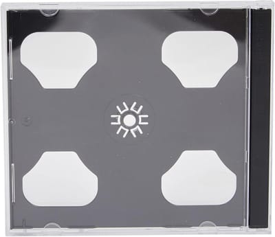 Allecto- Dubbele Disc Cases - Juweel Cases - Professionele Kwaliteit - Zwarte Lade - CD DVD Blu Ray Discs - Opslaan - Dubbel - Houd - Formaten - Geschikt voor - Zwart model - Tien stuks.