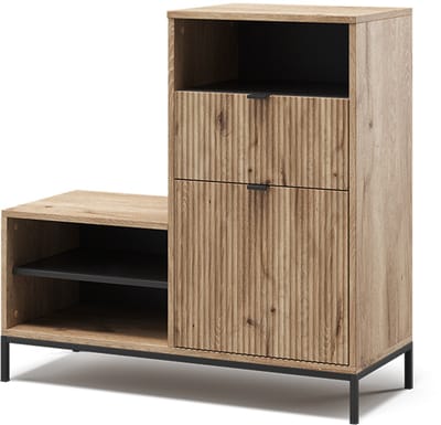 Vicco Schoenenbank Eliza, Viking Eik, 100 x 98.5 cm met 6 compartimenten