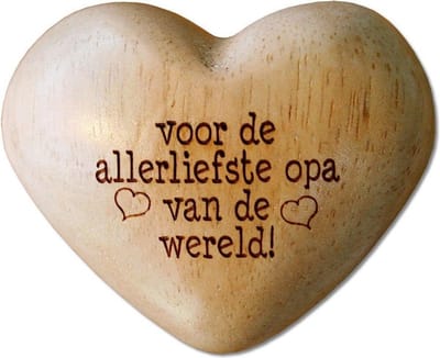 Allerliefste Opa - Houten Hart