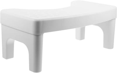 Antislip Toiletkruk - Badkamer Hulp Voetenbank - Stabiliteit en Ondersteuning - Comfortabel Oppervlak - 39 x 22 x 16 cm
