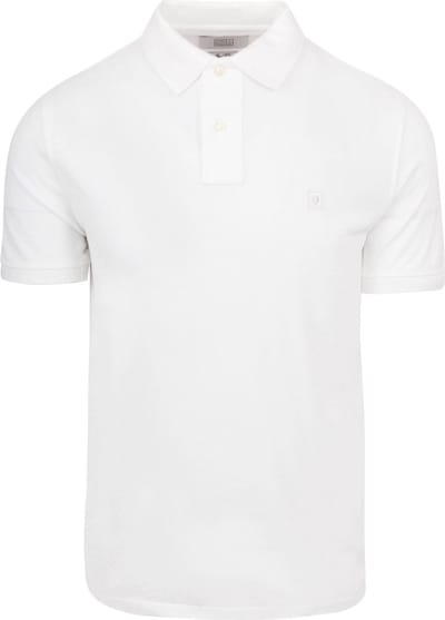King Essentials The Rene Poloshirt Wit - Maat L - Heren - Polo shirt Heren met Korte mouw