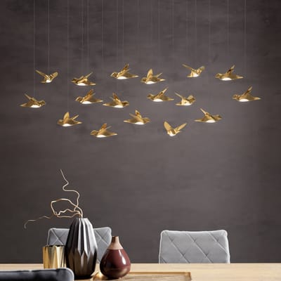 EGLO Stars of Light LED hanglamp Paratebueno messing 17-fl