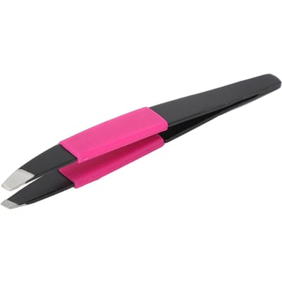 Wenkbrauwtang Zwart Roestvrij Staal Draagbaar Professioneel Wenkbrauwen Trimgereedschap pink