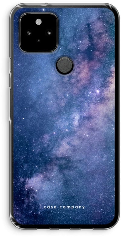 Case Company® - Hoesje geschikt voor Google Pixel 5 hoesje - Nebula - Soft Cover Telefoonhoesje - Bescherming aan alle Kanten en Schermrand