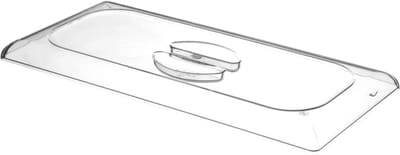 Couvercle de bac à glace en polycarbonate, plat, 360x165mm - hendi 807088 360x165 mm blanc