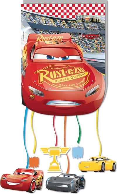 Cars Pinata - Feestdecoratie voor kinderfeestjes - Officieel Cars 3 product