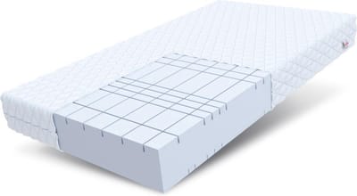 FDM® GOYA Matras 160x200 cm - Hoogte 17 cm H4 - Koudschuim Matrassen - Dubbelzijdig - 7 zones - Öko-Tex