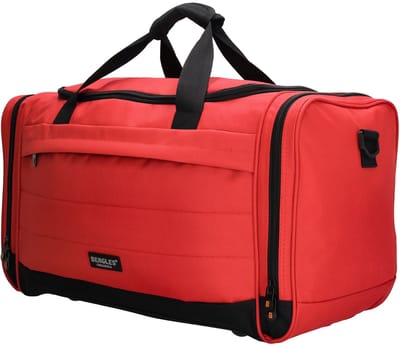 Beagles Originals Travel Originals Reistas Unisex - Weekendtas met afneembare schouderband - Bagagetas van Nylon en Polyester - Rood