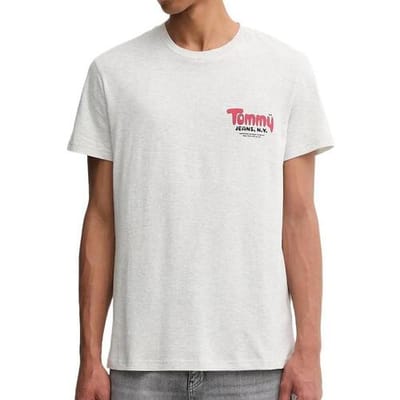 T-shirt Korte Mouw Tommy Hilfiger Tjm Slim Font Play