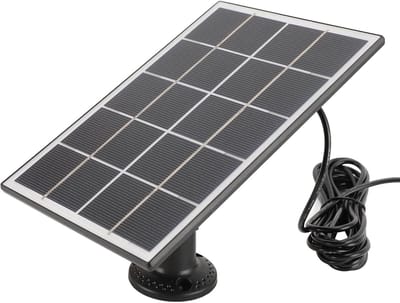 Zonnepaneel - Energie Oplader - Apparaten Laden - Monokristallijn Silicium - 3W Vermogen - Zwart