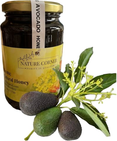 Avocadohoning | Avocado Honey | Miel d’Avocat | عسل الأفوكادو – 100% Puur & Natuurlijk | Rauw & Onverhit | 450g