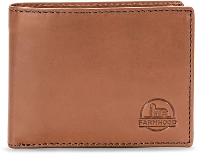 Farmhood Nashville Portemonnee RFID-bescherming Leer 13 cm - Jongens - Horizontaal - brown