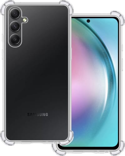 Hoesje Geschikt voor Samsung Galaxy A54 - Sterk & Shockproof - Siliconen Case - Back Cover - Telefoon Hoes Shock Proof - Transparant