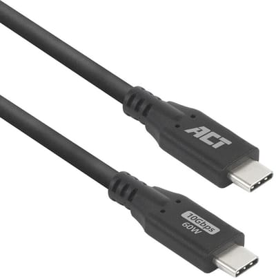ACT USB 3.0 10Gbps 60W USB Type-C® kabel, 1 meter AC7441