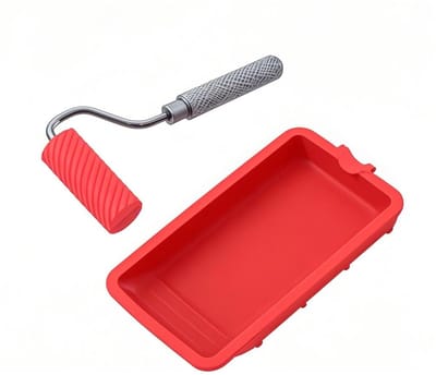 Dailygoody - Glue roller - Houtlijm applicator - Ergonomisch design - 250 ml - Herbruikbare roller set - Voor meubelconstructie - Geschikt voor hout