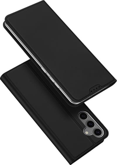 Dux Ducis - Telefoon Hoesje geschikt voor Samsung Galaxy S25 - Skin Pro - Book Case - Zwart