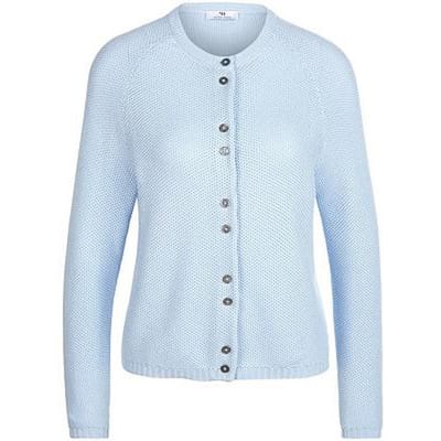 Vest 100% SUPIMA®-katoen Van Peter Hahn blauw