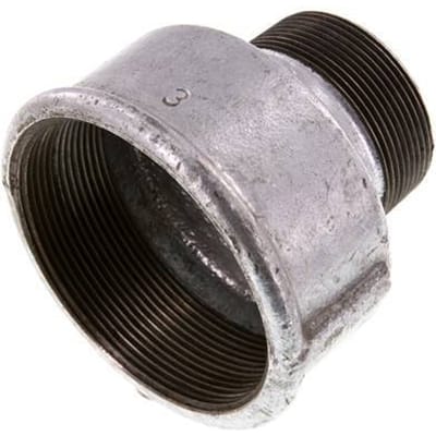 R 2'' x Rp 3'' M/F Verzinkt Gietijzeren Verloopring 25 Bar - FL2S-MF-IZ-200R-300R