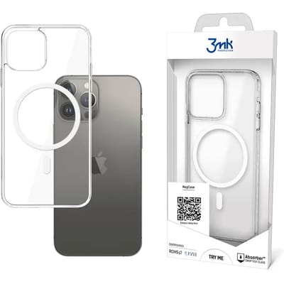 3mk - iPhone 13 Pro Max - Premium Mag Safe - Officieel Telefoonhoesje - Transparant - Top + Kwaliteit - Valbescherming - Pro Line