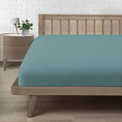 VT Goods - Drap Housse - 120x190 - Ademend en Comfortabel - Groen - Matrashoes 1 Persoon - Geschikt voor eenpersoonsbed - Bonnet 30 cm