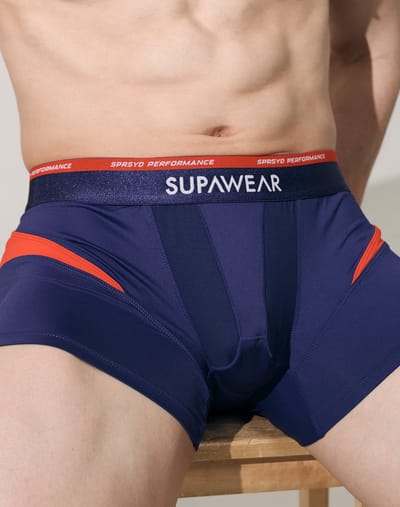 SUPAWEAR SPR Verve Trunk Blue Ribbon - MAAT S - Heren Ondergoed - Boxershort voor Man - Mannen Boxershort