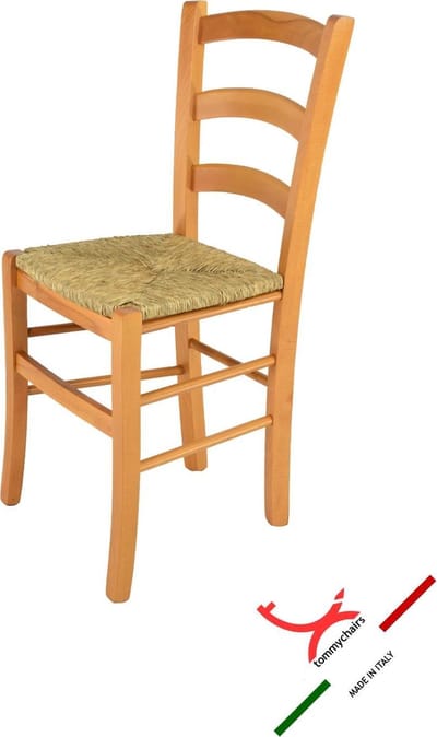 Tommychairs Venice - Eetkamerstoel - 1 Stuk - Bruin - Rotan & Hout