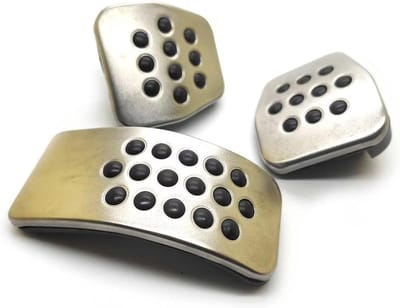 Pedaal Covers Set - Auto Pedaal Pads - Bescherming Interieur - Antislip Ontwerp - 3 Stuks - Zwart