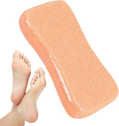 Puimsteen Voetverzorging - Eelt Verwijderaar - Huid Exfoliëren - Dubbelzijdig Ontwerp - 11 cm Lengte - Blauw Wit
